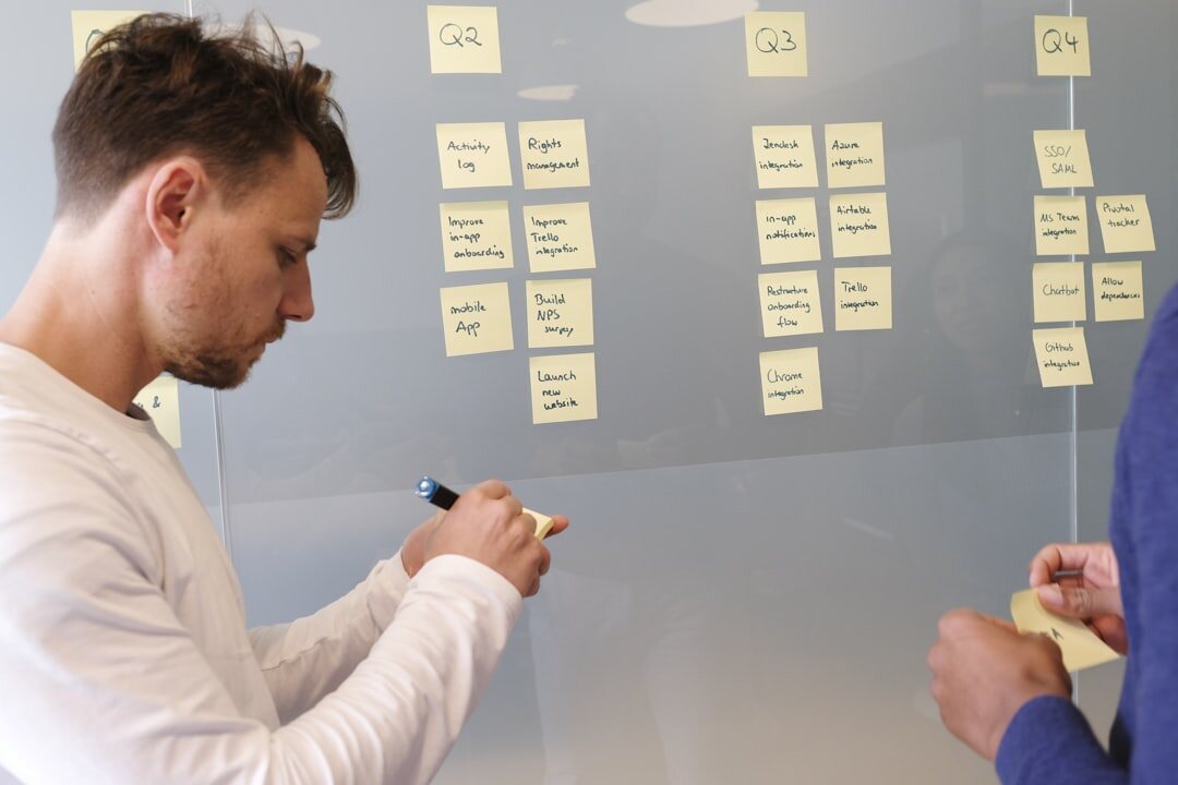 team brainstorming session